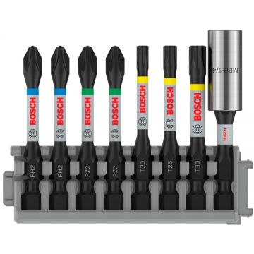 Bosch  PRO Impact - Set capete de insurubare mixte 8 bucati