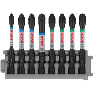 Bosch  PRO Impact - Set capete de insurubare mixte 8 bucati