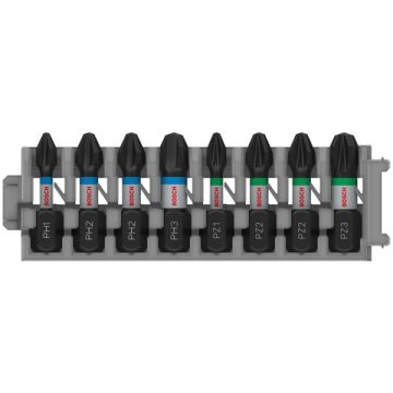 Bosch  PRO Impact - Set capete de insurubare mixte 8 bucati