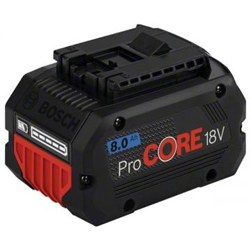 Bosch  ProCORE - Acumulator Li-Ion 18 V 8 Ah indicator nivel incarcare