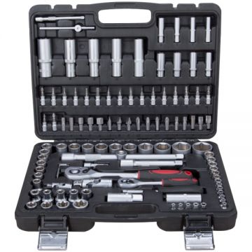 Evotools  609036 - Set capete de insurubare si chei tubulare mixte 108 bucati