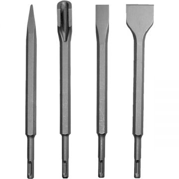 Evotools  636034 - Set dalti si spituri SDS-Plus 250 mm 4 bucati