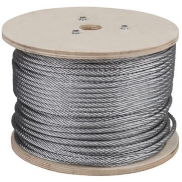 Evotools  651143 - Rola de cablu din otel zincat 2  mm 200  m