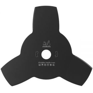 Evotools  673940 - Cutit pentru motocoasa 255 mm 3 dinti -