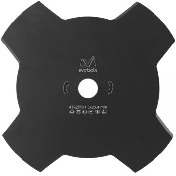 Evotools  673941 - Cutit pentru motocoasa 255 mm 4 dinti -