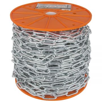 Evotools  675083 - Rola lant din otel zincat 15  m 11270  N zale medii
