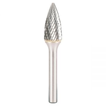 HiKOKI  780767 - Freza cu carburi metalice  8x19x64 mm tija 6 mm forma G (conica cu cap ascutit) tais dublu