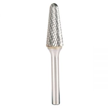 HiKOKI  780780 - Freza cu carburi metalice  9.6x30x76 mm tija 6 mm forma L (conica dreapta cu cap rotunjit) tais dublu