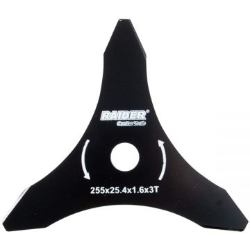 Raider  142101 - Cutit pentru motocoasa 255 mm 3 dinti -