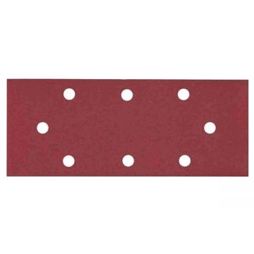 Raider  180102 - Foaie abraziva dreptunghi 230x93 mm 8 gauri granulatie 100 10 buc