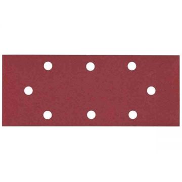 Raider  180112 - Foaie abraziva dreptunghi 230x93 mm 8 gauri granulatie 80 10 buc