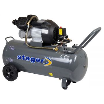 Stager  HM3100V - Compresor cu ulei 2200 W 100 l 356 l/min 8 bar