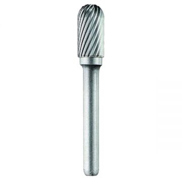 Tivoly  1031641 - Freza cu carburi metalice  4x14x50 mm tija 6 mm forma C (cilindrica cu cap sferic) tais simplu