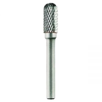 Tivoly  1031651 - Freza cu carburi metalice  12x25x70 mm tija 6 mm forma C (cilindrica cu cap sferic) tais dublu