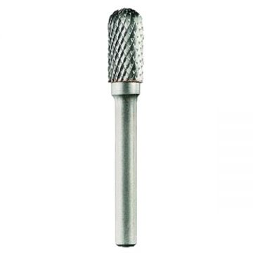Tivoly  1031652 - Freza cu carburi metalice  12x25x70 mm tija 6 mm forma C (cilindrica cu cap sferic) tais dublu