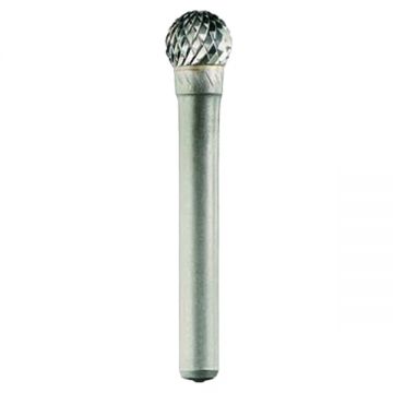 Tivoly  1031851 - Freza cu carburi metalice  10x20x65 mm tija 6 mm forma D (sferica) tais dublu