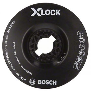 Bosch  2608601714 - Placa de slefuire rotunda cu scai 125 mm fara gauri compozitie moale -