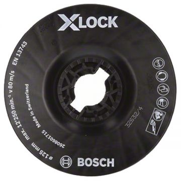 Bosch  2608601715 - Placa de slefuire rotunda cu scai 125 mm fara gauri compozitie medie -
