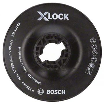 Bosch  2608601716 - Placa de slefuire rotunda cu scai 125 mm fara gauri compozitie dura -