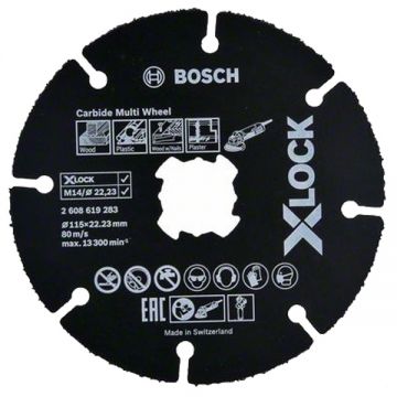 Bosch  2608619283 - Saiba taietoare 115x22.2x1 mm lemn plastic materiale de constructii