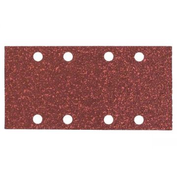 Bosch  2609256A80 - Foaie abraziva dreptunghi 185x93 mm 8 gauri granulatie 40 10 buc