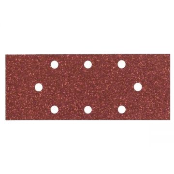Bosch  2609256B02 - Foaie abraziva dreptunghi 230x93 mm 8 gauri granulatie 60 10 buc