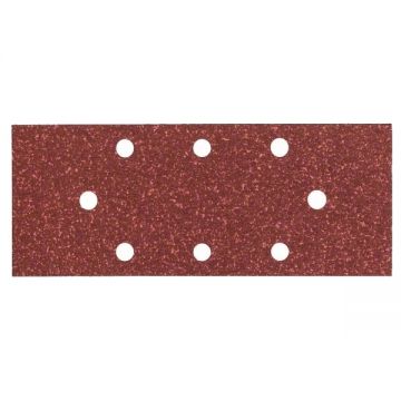 Bosch  2609256B05 - Foaie abraziva dreptunghi 230x93 mm 8 gauri granulatie 180 10 buc