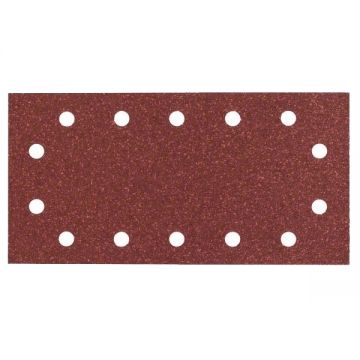 Bosch  2609256B25 - Foaie abraziva dreptunghi 230x115 mm 14 gauri granulatie mixta 10 buc