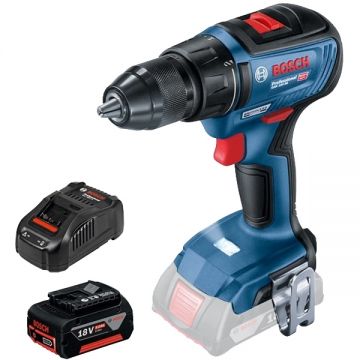 Bosch  GSR 18V-50 + GBA + GAL 1880 CV - Masina de gaurit si insurubat 50 Nm + Set acumulator si incarcator Li-Ion 18 V 5 Ah