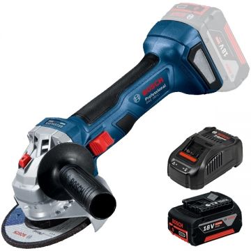 Bosch  GWS 180-LI + GBA + GAL 18V-40 - Polizor unghiular 125 mm + Set 1 acumulator si incarcator Li-Ion 18 V 5 Ah