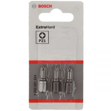 Bosch  Max Grip - Set capete de insurubare profil PZ1 3 bucati