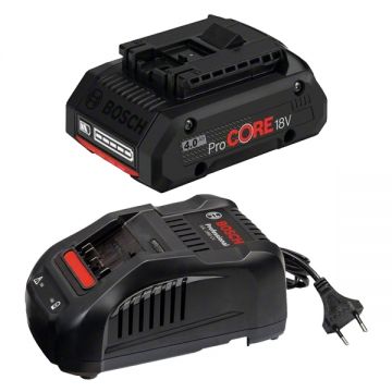 Bosch  ProCORE + GAL 1880 CV - Set 1 acumulator si incarcator Li-Ion 18 V 4 Ah