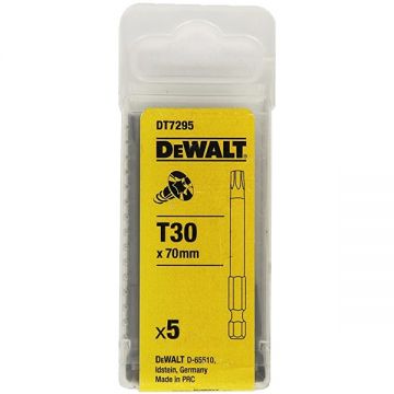 DeWalt  DT7295 - Set capete de insurubare profil TX30 5 bucati