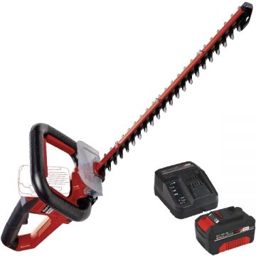 Einhell  ARCURRA PXC + Starter Kit - Masina de tuns gard viu 62 cm + Set 1 acumulator si incarcator Li-Ion 18 V 4 Ah
