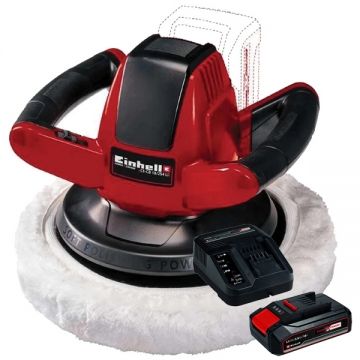 Einhell  CE-CB 18/254 Li PXC + Starter Kit - Masina de lustruit 254 mm + Set 1 acumulator si incarcator Li-Ion 18 V 2.5 Ah