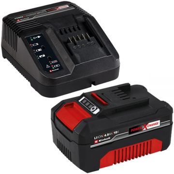 Einhell  PXC Starter Kit - Set 1 acumulator si incarcator Li-Ion 18 V 4 Ah incarcare rapida