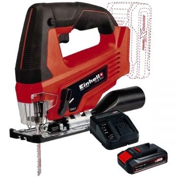 Einhell  TC-JS 18 Li PXC + Starter Kit - Fierastrau pendular + Set 1 acumulator si incarcator Li-Ion 18 V 2.5 Ah