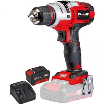 Einhell  TE-CD 18 Li E PXC + Starter Kit - Masina de gaurit si insurubat 47 Nm + Set 1 acumulator si incarcator Li-Ion 18 V 4 Ah