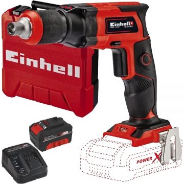 Einhell  TE-DY 18 Li PXC + Starter Kit - Masina de insurubat + Set 1 acumulator si incarcator Li-Ion 18 V 4 Ah