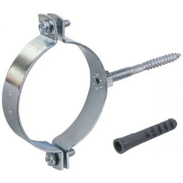 Evosanitary  650606 - Coliere metalice pentru tevi 112 mm 118 mm 4 inch