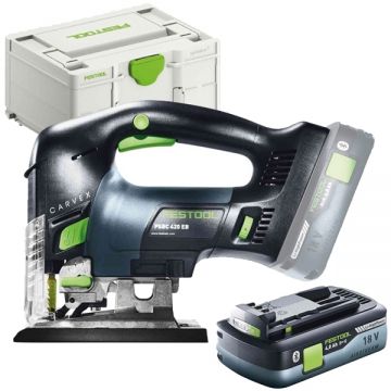 Festool  PSBC 420 EB - Fierastrau pendular valiza speciala + Acumulator Li-Ion 18 V 4 Ah