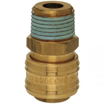 Ludecke  LUDES12A - Conector aer comprimat cu filet exterior 1/2 inch