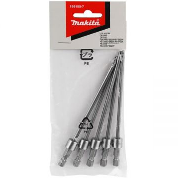 Makita  199155-7 - Set capete de insurubare profil PH2 5 bucati