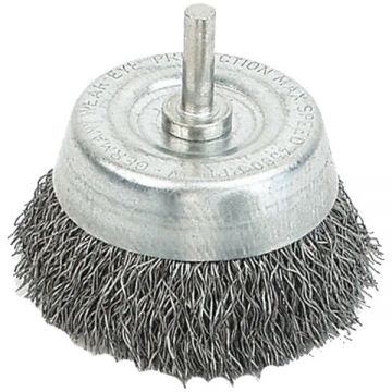 Mannesmann  M438-G-75 - Perie oala 75x-  mm fir ondulat tija cilindrica 6 mm