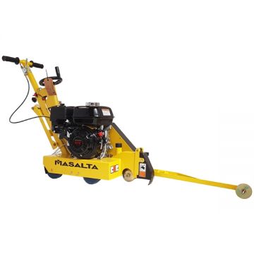 Masalta  MFG10-4 - Masina de taiat beton crud 254 mm Honda GX200 6.5 CP 196 cm3 propulsie manuala roti de transport