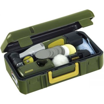 Proxxon  EP/A - Masina de lustruit orbitala cu 1 acumulator Li-Ion 10.8 V 2.6 Ah valiza plastic accesorii