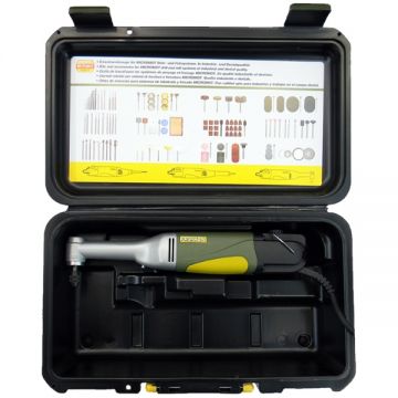 Proxxon  LWB/E - Masina de gaurit si frezat cu gat lung la 90 de grade 100 W valiza plastic