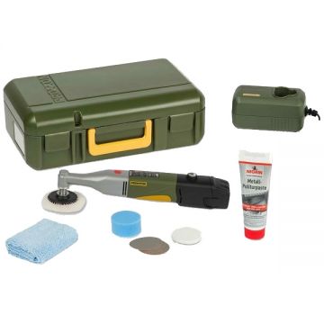 Proxxon  WP/A - Masina de lustruit cu gat lung 1 acumulator 10.8 V 2.6 Ah valiza plastic accesorii