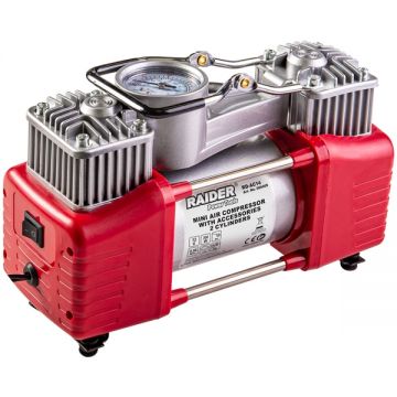 Raider  RD-AC14 - Compresor auto 70 l/min 9.6 bar accesorii