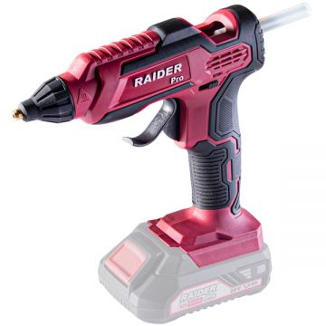 Raider  RDP-SGLG20 - Pistol de lipit cu bagheta siliconica  fara acumulatori si incarcator Li-Ion 20 V -  Ah 11  mm 190 grade C